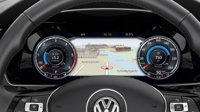 2015 yeni VW Passat dijital gösterge tablosu detay videosu