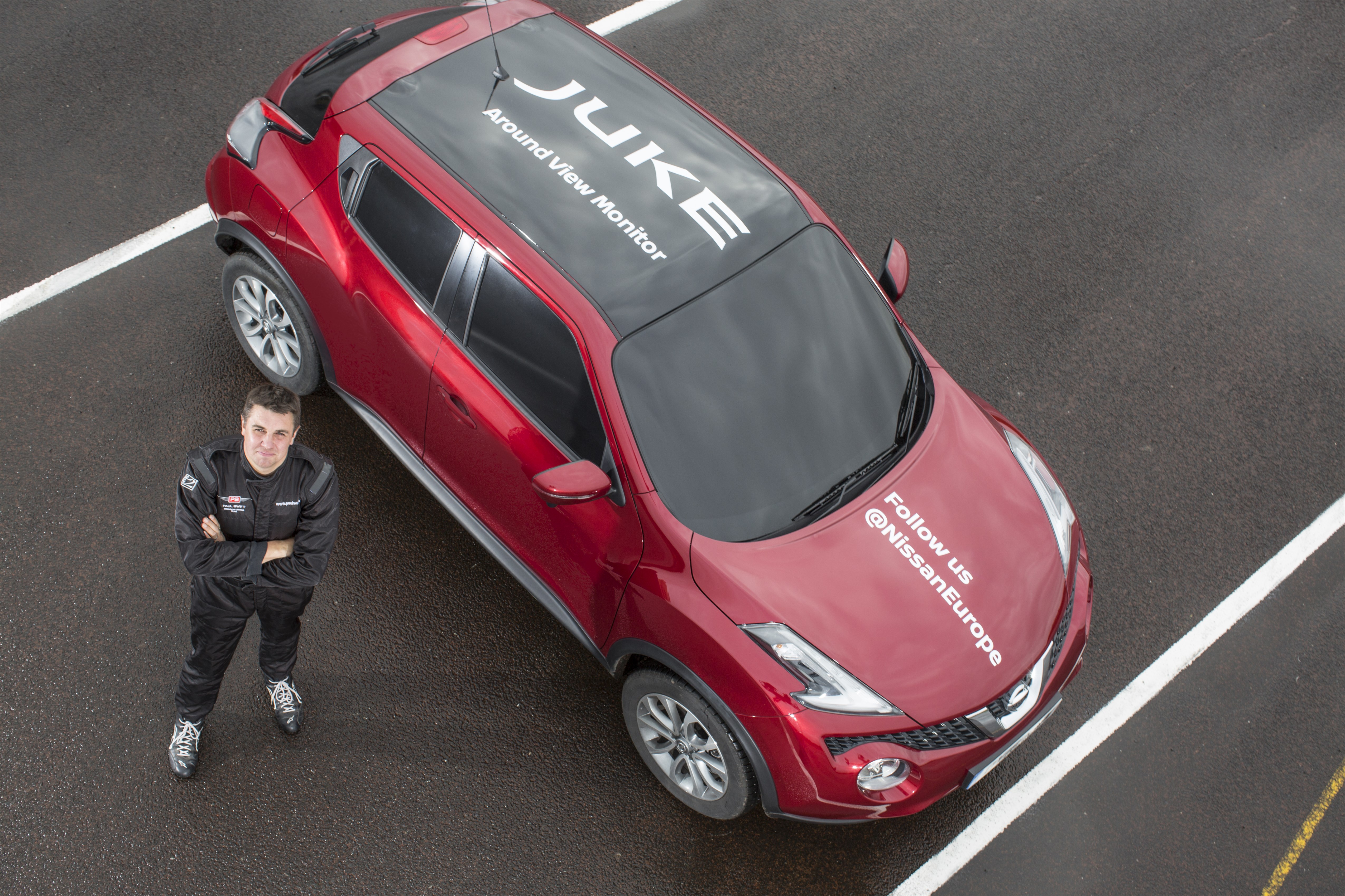 Nissan Juke uses onboard cameras to set world-first 'blind' J-turn record